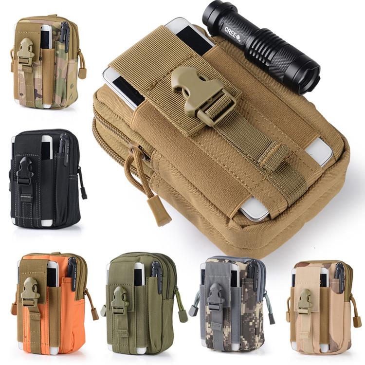 Tactical Range Bag Military Tactical Shoulder Waterproof Backpack Outdoor Molle Pockets Pouch Military Nylon Army Bags Men Waist