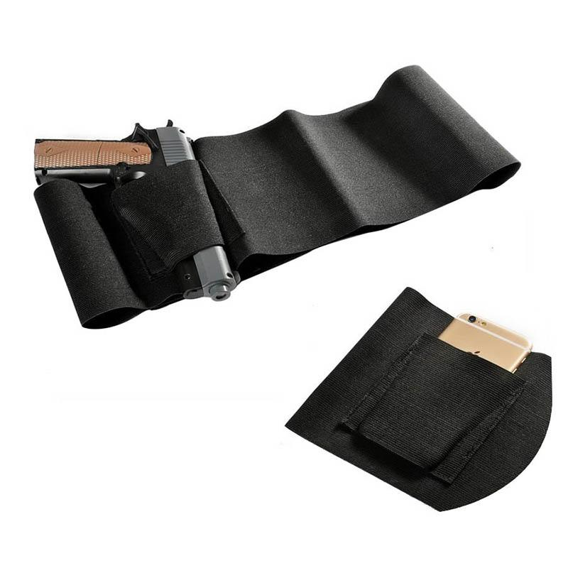 Adjustable Tactical Elastic Concealment Abdominal Gun Holster Belt