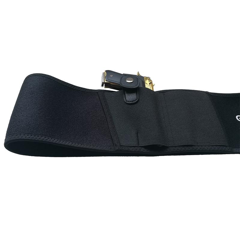 Premium OEM soft breathable belly band for pistol holster