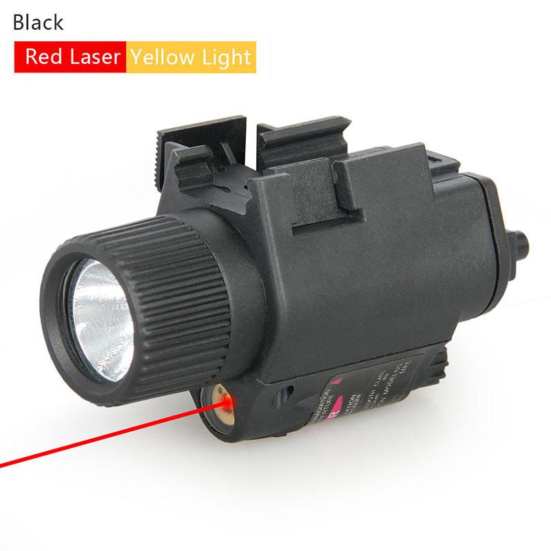 M6 Tactical LED Flashlight with Red Laser Sight HK15-0003R