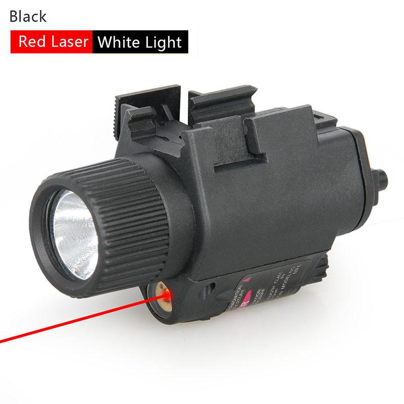 M6 Tactical LED Flashlight with Red Laser Sight HK15-0003R